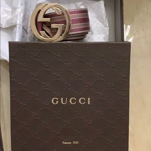 ****100% authentic**** rose pink Gucci belt